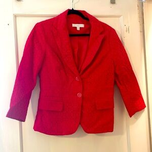 NY & Co Red Blazer